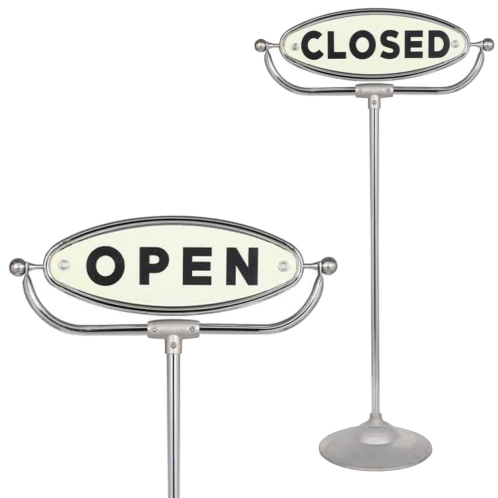 楽天市場】オープン クローズド OPEN CLOSED 看板 サイン プレート