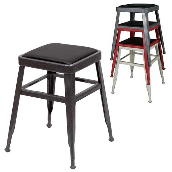 楽天市場】スツール BAR STOOL ANTIQUE BLACK 組立式 リサイクルウッド