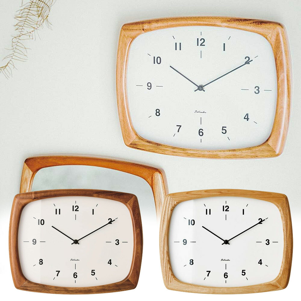 楽天市場】【電池おまけ付】壁掛け時計 電波時計 Niffer ニフェル CL