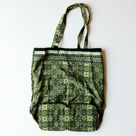 楽天市場】インドネシア バティック 折りたたみ エコバッグ レッド