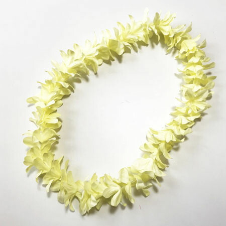 楽天市場 ハワイアン フラワーレイ リリー レイ イエロー クリーム クリックポスト対応可能 ハワイアン フラダンス レイ ハワイアンレイ 黄色 アトリエ阿友美 楽天市場店