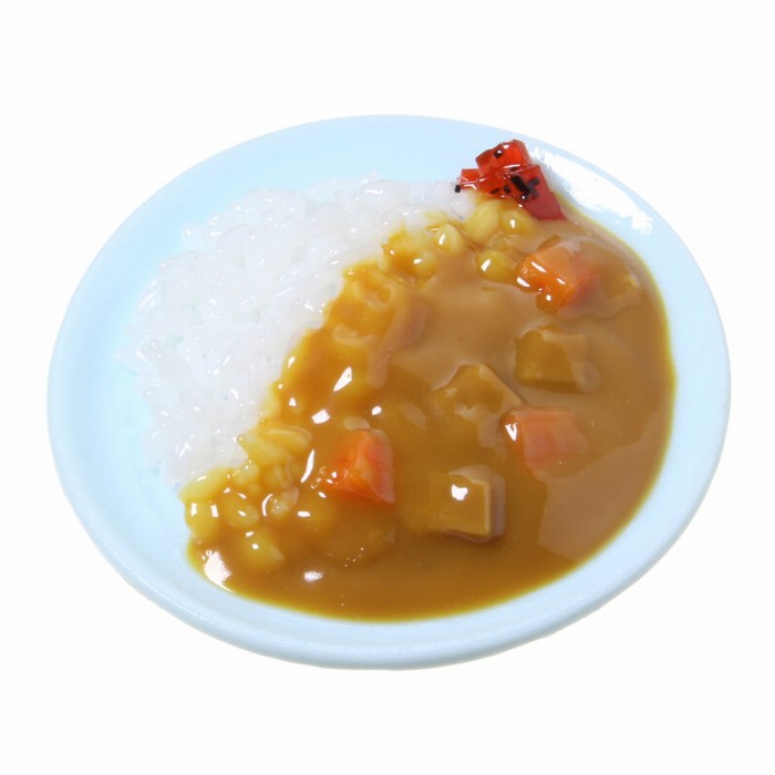 楽天市場 食品サンプル屋さんのマグネット カツカレー 食品サンプル ミニチュア 雑貨 食べ物 カレーライス 外国 土産 リアル アトリエクック 楽天市場店