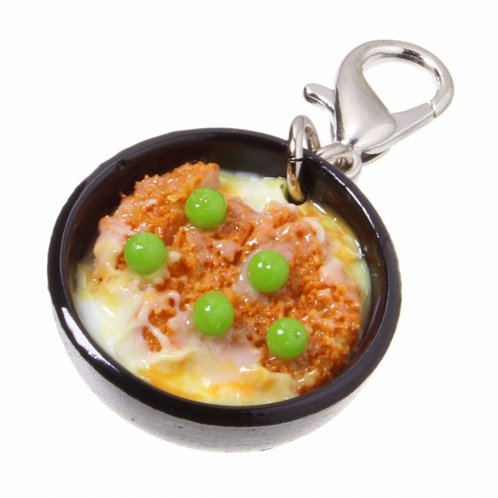 楽天市場】【メール便不可】食品サンプル屋さんのキーホルダー（カツ丼