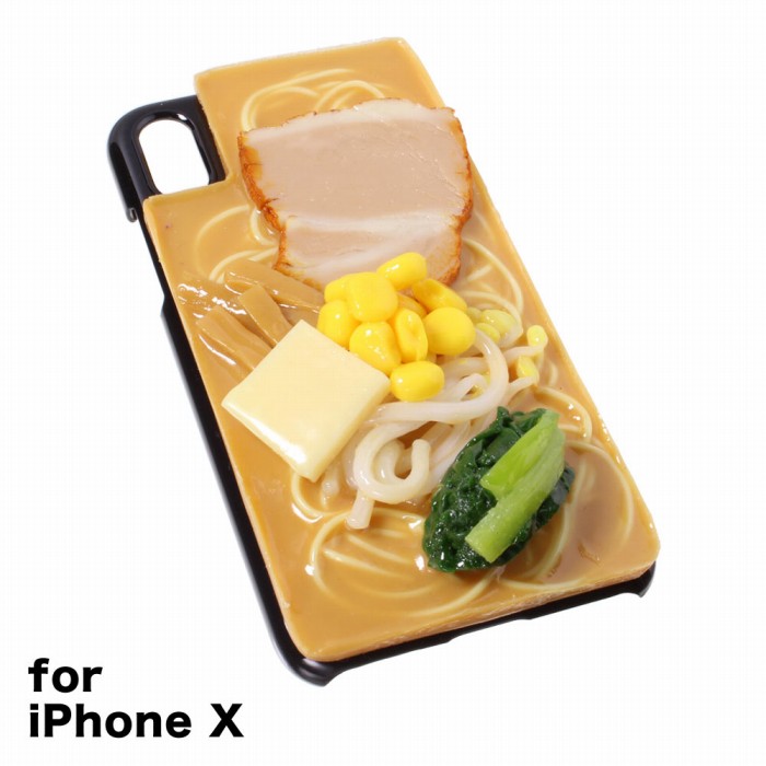 楽天市場 メール便不可 食品サンプル屋さんのスマホケース Iphone X 味噌ラーメン ブラック 食品サンプル Iphone ケース カバー 雑貨 食べ物 スマートフォン アトリエクック 楽天市場店