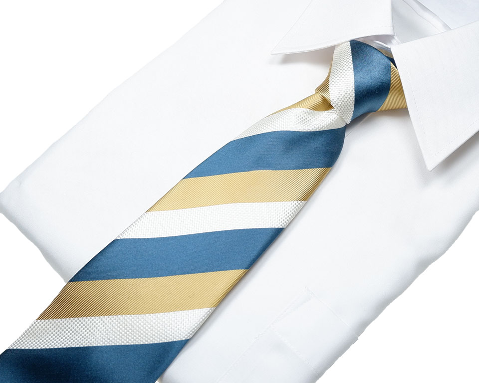 ネクタイ 組織変化ストライプ 納戸 麦わら 白 富士桜工房 Rvcconst Com