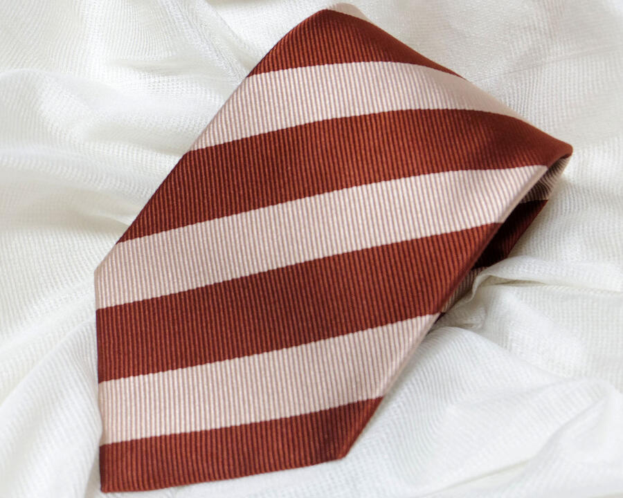 楽天市場】ネクタイ 二段縞 納戸色＆黄八丈 富士桜工房 : 富士桜工房