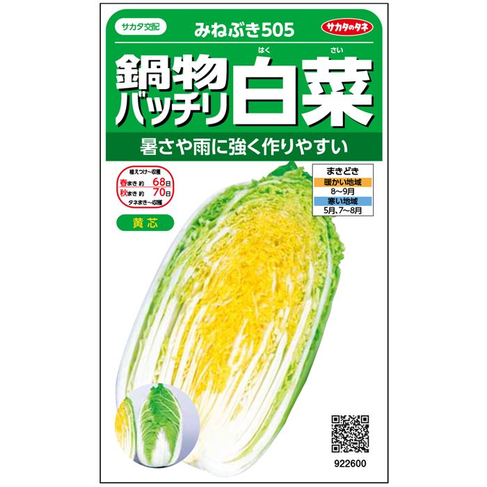 楽天市場】白菜 種 ハクサイ ちよぶき70 サカタ の タネ 家庭 楽天市場】白菜 種 ハクサイ ちよぶき70 サカタ の タネ 家庭