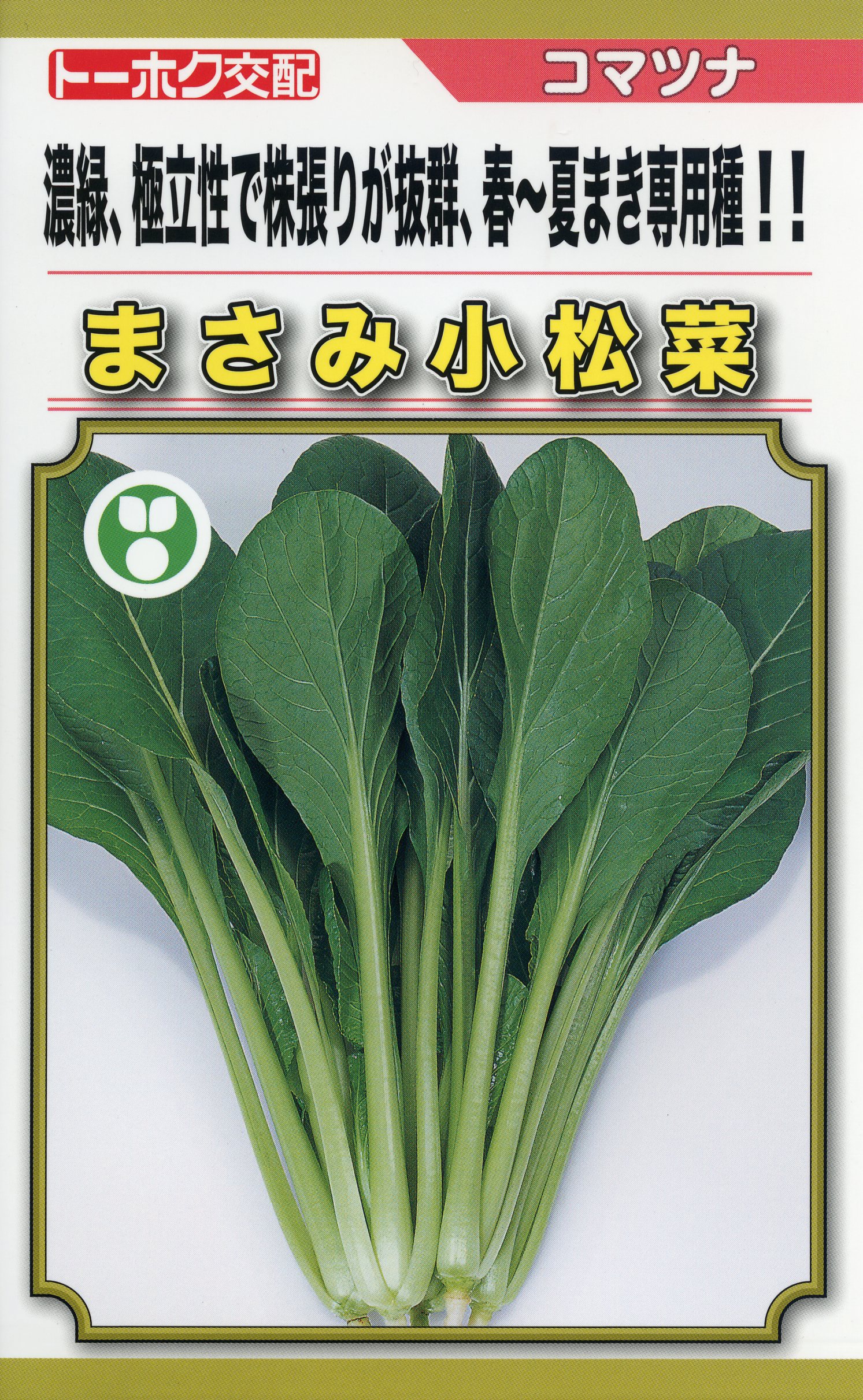 こまつ菜ページ コマツナの種 F1 小松菜 味彩 8ml 品番5357 種子 たね : 日本
