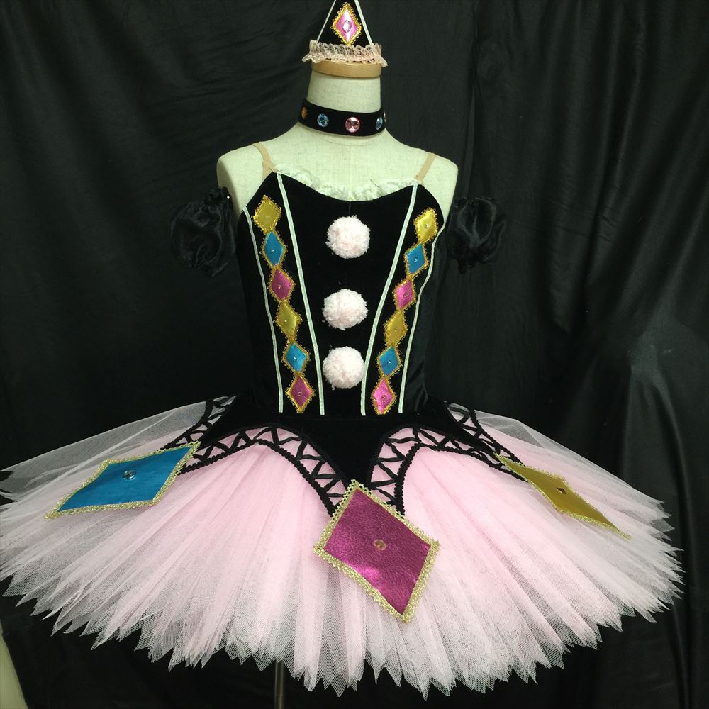 【楽天市場】バレエ衣装レンタル 120 クラシックチュチュ アレキ アーレキナーダ：バレエ衣装のアトリエウーノ