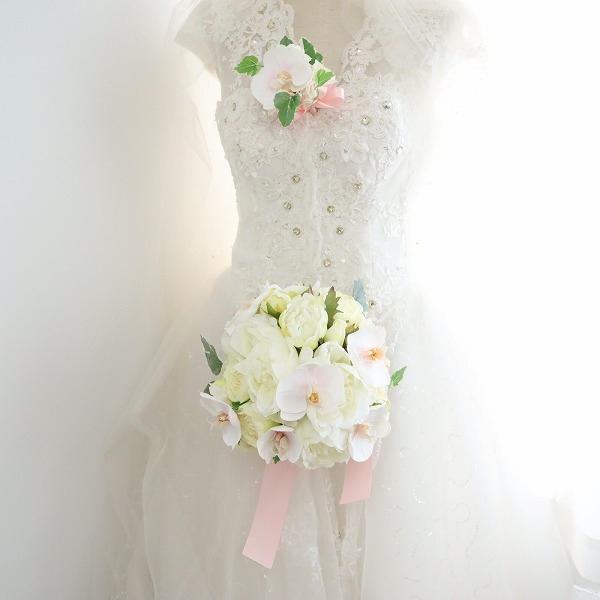 楽天市場】クラッチブーケ 胡蝶蘭 フォトウェディング 346 : アトリエ美鈴