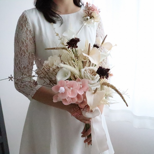 秋婚　冬婚　前撮り　カラー　アンス 胡蝶蘭　フォトウェディング　370