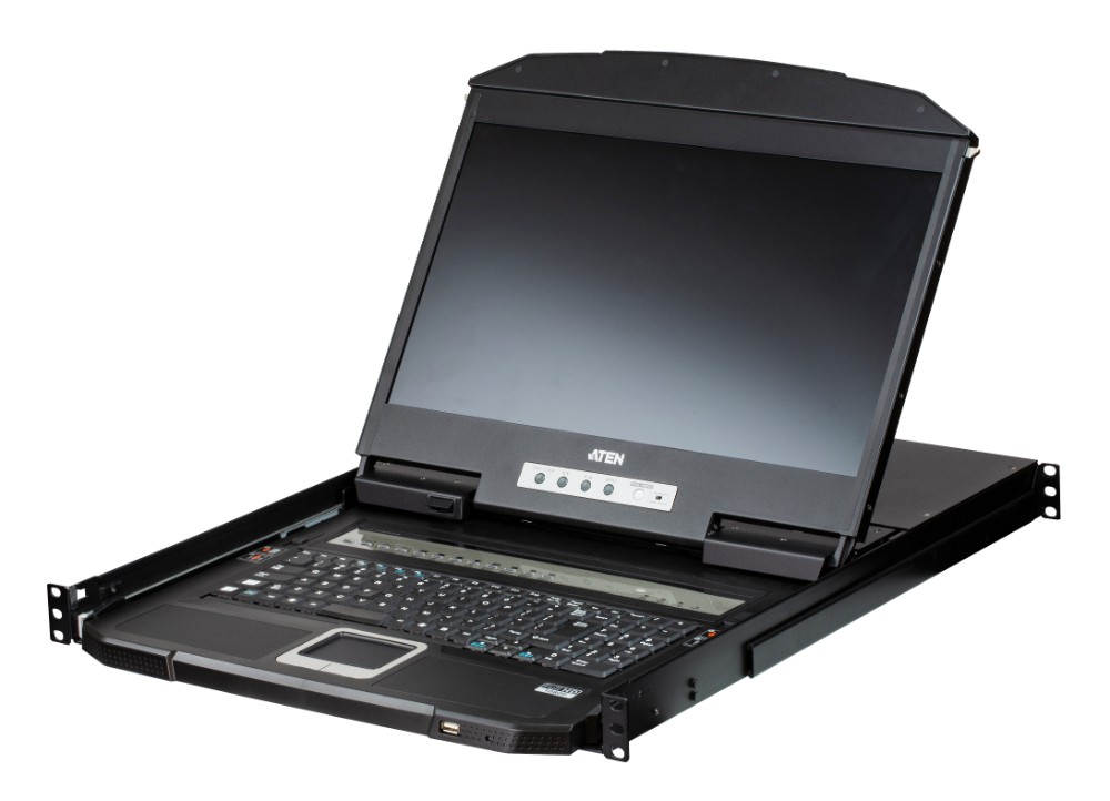 【貨物輸送無料】【2年引き受ける】4界面USB HDMIマルチビューワイドスクリーンLCD KVMドロワー（デュアル横すべり相応う） CL3884NW