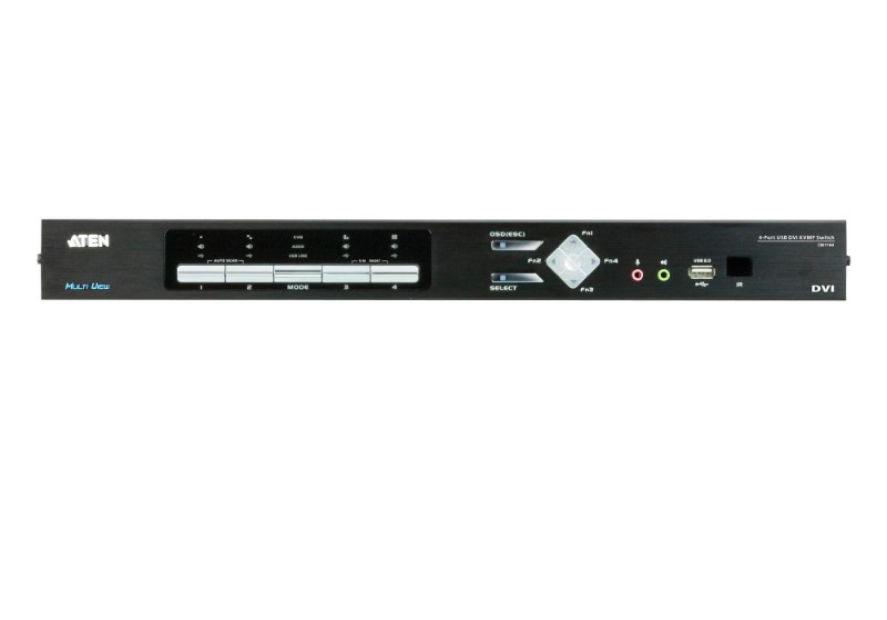 【貨物輸送無料】【3年引き受ける】USBこしき積み上げる 4界面 USB DVI マルチビュー/オーディオKVMP取り替えっこ