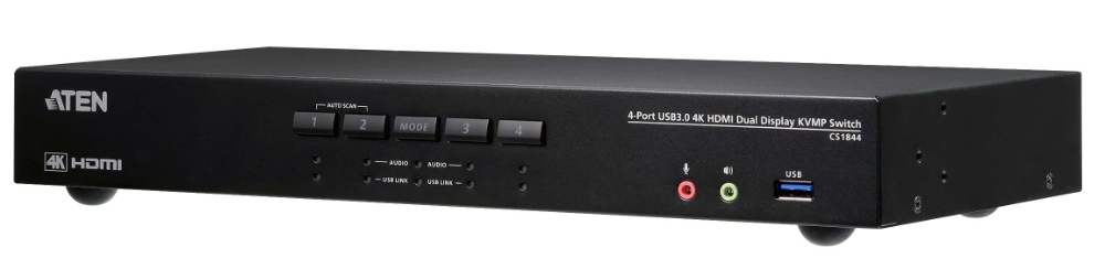楽天市場】ATEN 4ポート USB 3.0ハブ搭載 HDMI KVMP™スイッチ