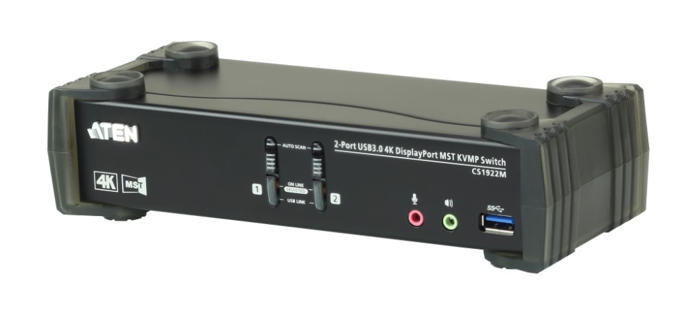 【貨物輸送無料】【3年引き受ける】【CS1922M】 USB 3.0こしき積み上げる DCI 4K相応う 2界面USB DisplayPort MST KVMP取り替えっこ