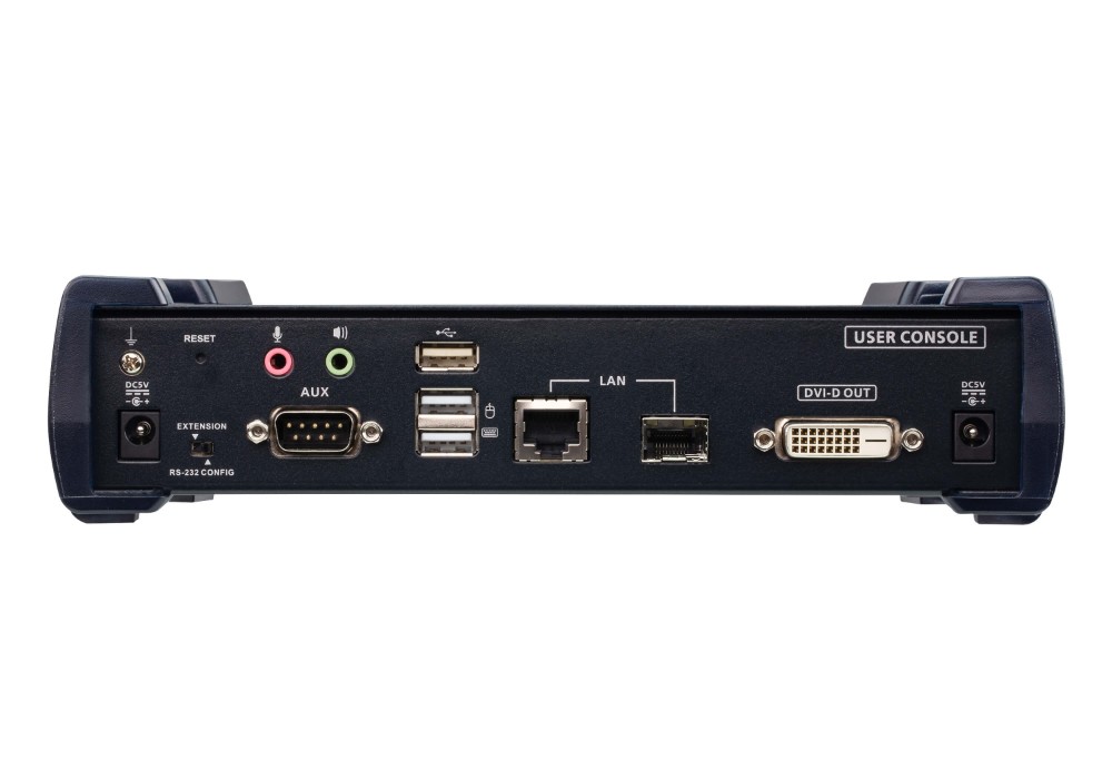 【KE6910R】デュアル繋がりDVI-D IP-KVM受信システム（2K相応う） 【貨物輸送無料】【3年引き受ける】
