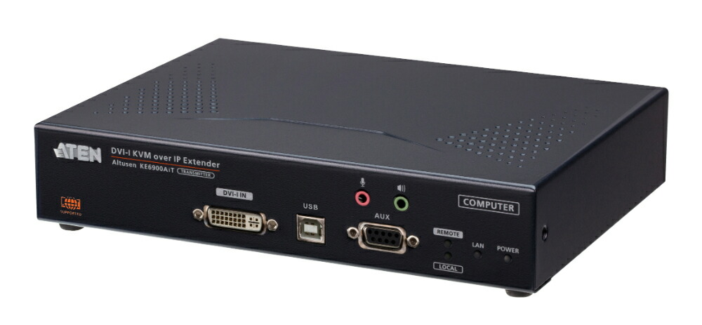 ATEN DVI-Iシングル見せびらかす IP-KVMトランスミッター（サイバー空間メモリアクセス、デュアルワット数/ローカルエリアネットワーク相応う） 【KE6900AiT】【貨物輸送無料】【3年引き受ける】