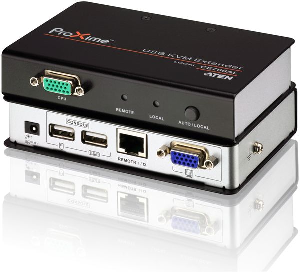 【貨物輸送無料】【3年引きうける】ATEN USB KVM エクステンダー 【CE700A】 Local/Remote書き割り  最大限度150m取りひろげる能力のある