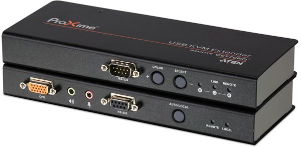 【貨物輸送無料】【3年引き請ける】ATEN オーディオ相応う USB KVM エクステンダー [デスキュー役立つこと付き添い人] 【CE770】Local/Remote書き割り 最大限度300m取りひろげる能力のある