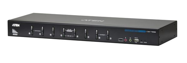 【送料無料】【3年保証】ATEN 8ポート USB デュアルリンクDVI KVMスイッチ 【CS1788】｜ATENダイレクト店