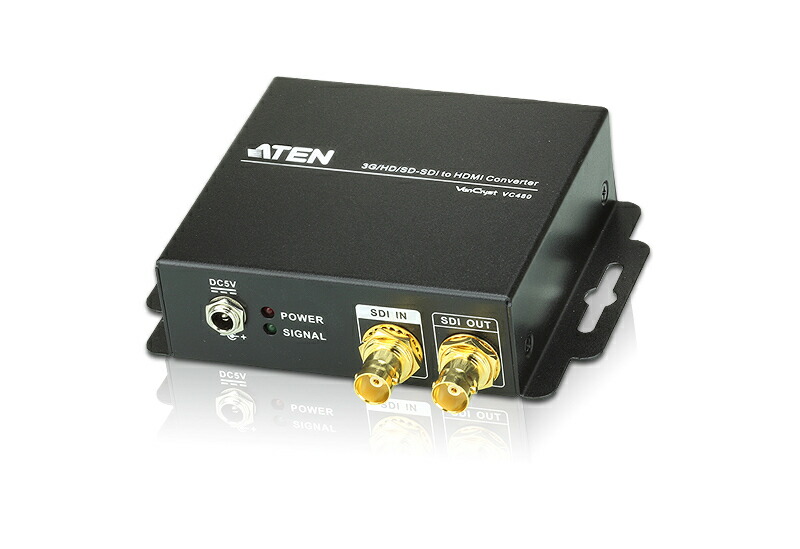【貨物輸送無料】【3年引きうける】ATEN 3G/固定ディスク/SD-SDI交通信号をHDMI交通信号に取り替えっこできる変換器【VC480】