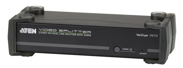 【送料無料】【3年保証】ATEN 1入力2出力 デュアルリンクDVI・オーディオ分配器【VS172】｜ATENダイレクト店