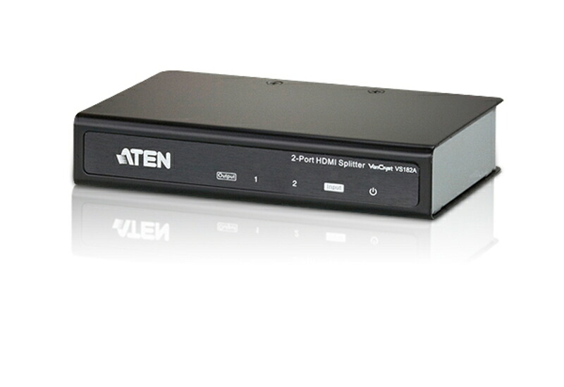 【送料無料】【3年保証】ATEN 2ポートHDMI分配器【VS182A】|ATENダイレクト店