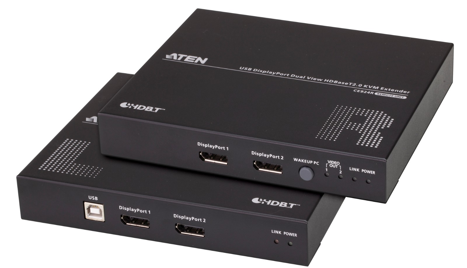 【貨物輸送無料】【3年引き受ける】USB DisplayPort KVMエクステンダー（デュアル見せびらかす＆HDBaseT 2.0相応う）【CE924】