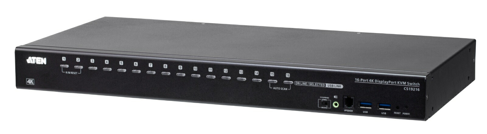 【3年引き受ける】16界面 USB・DisplayPort KVM取り替えっこ（4K、USB 3.0相応う）【CS19216】