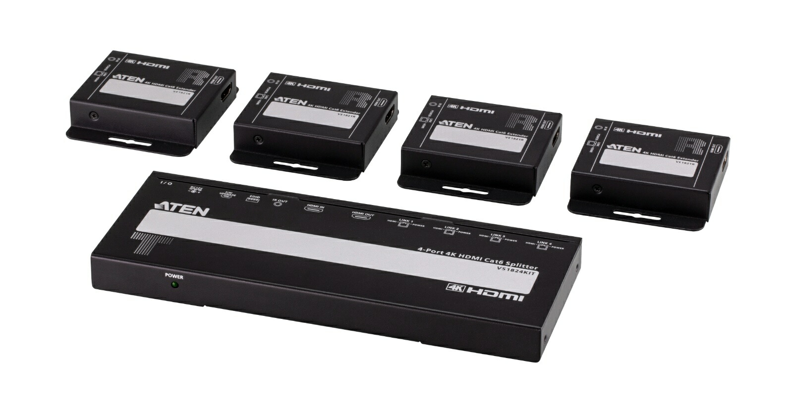 ATEN 4/8Port 4K HDMI 分かちあう取りひろげる器書き割り VS1824KIT / VS1828KIT【貨物輸送無料】【3年引きうける】