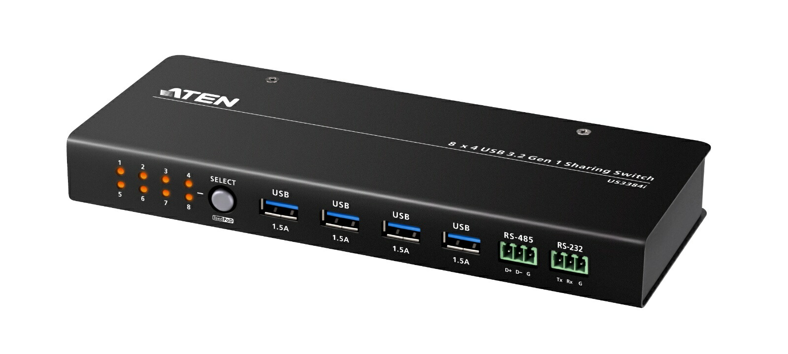 ATEN 8×4界面 USB3.2 Gen1 御役目用デバイス分かちあう器（4インプット） US3384I