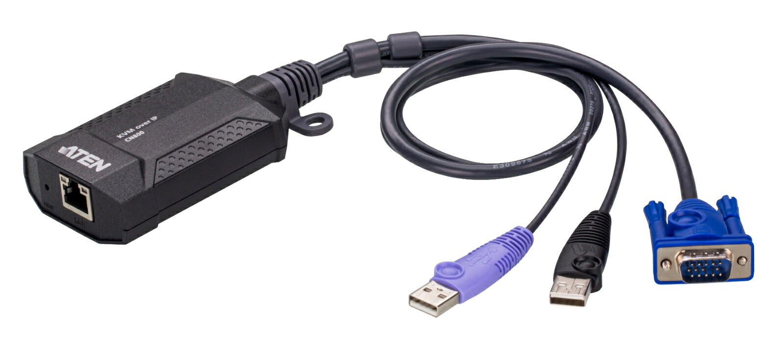 ATEN 小型ドングル型1界面 VGA KVM over IP（解像力1,920×1,200相応う） CN800