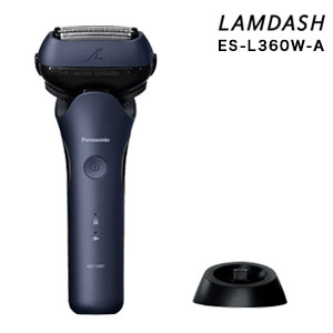 ＼ページ限定・ティースプーン付／　電動ひげそり【パナソニック ラムダッシュ 3枚刃 ES-L360W-A】防水設計 メンズシェーバー 深剃り お風呂でも剃れる 1年保証 3枚刃
