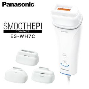 【2026年03月01日発売/入荷次第発送】＼ページ限定・ティースプーン付／　SMOOTH EPI Panasonic【送料無料】【パナソニック 光エステ脱毛器 スムースエピ ES-WH7C】自宅でサロンのIPL脱毛ができる光脱毛器 ムダ毛ケア VIOゾーン・フェイス・ひげも対応 3つのアタッチメント