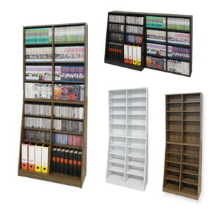 楽天市場】大容量書棚 【クロシオ 大容量ホームシェルフ 幅75】 ［送料