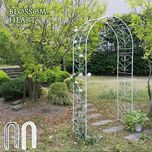 【貨物輸送無料】【アイアンアーチ形 Blossom Heart ブロッサムハート IA-BH005】 アイアンアーチ形 つる薔薇 ステンレス鋼アーチ形 園地アーチ形 女子らしい 今めかしい