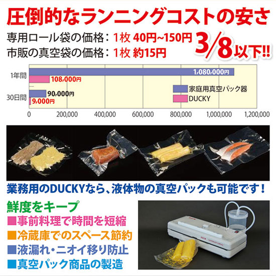 solacle 卓上脱気シーラー ダッキー 真空パック機 :20230717161830