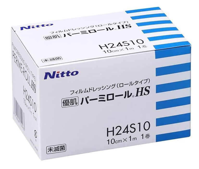ニトムズ　優肌パーミロールHS　100mm×1m　12巻入　H24S10