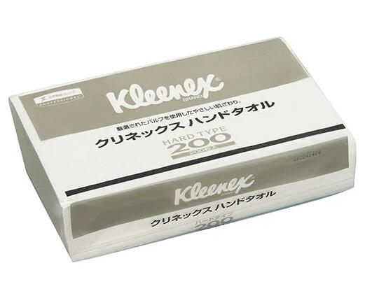 クリネックス お手々西洋手ぬぐい 捉え所の無い手合い200 210×225粍 200枚×30束 36222