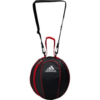 アディダス Adidas ボールバッグ1個いれ バスケットボール用 Akm21bkr 黒 赤 ボールバック