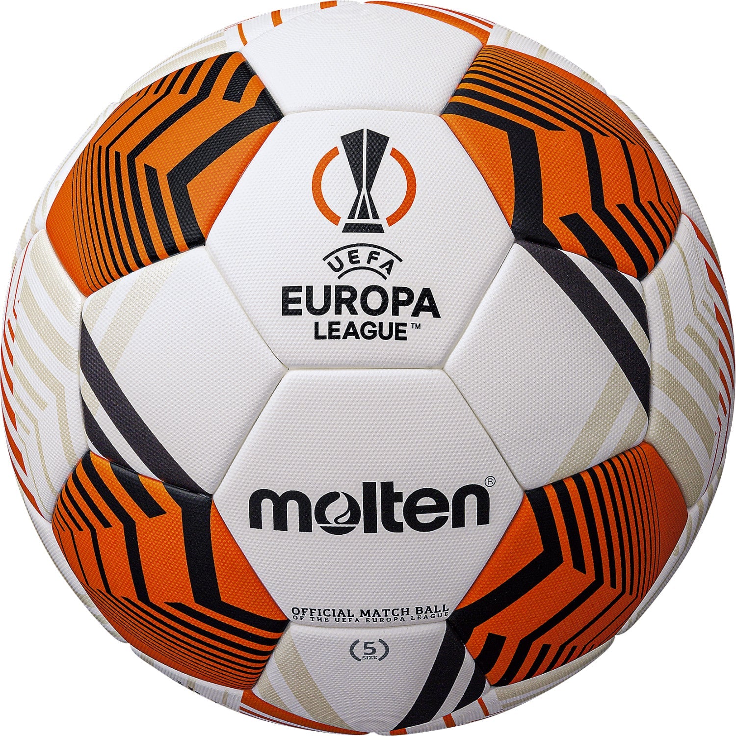 あなたにおすすめの商品 モルテン Molten サッカーボール Uefa ヨーロッパリーグ21 22 試合球 5号球 芝用 ホワイト オレンジ 国際公認球 F5u5000 12 Fucoa Cl