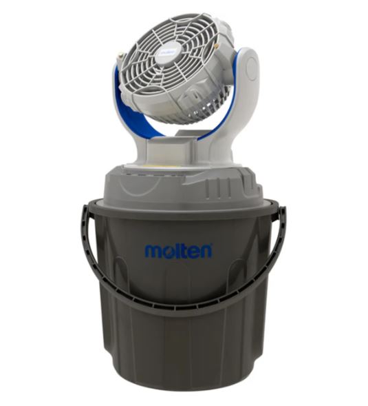 モルテン molten アウトドアミストファン 乾電池駆動動力で約5.5 第四次元 室内用便器0010