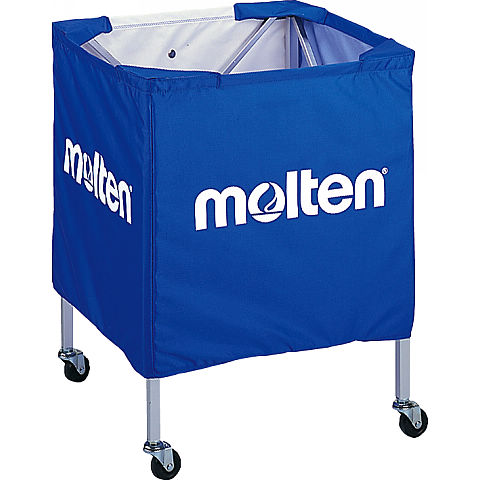 楽天市場 ネーム1箇所無料 モルテン Molten 折りたたみ式ボールカゴ 小 屋内用 ネット 支柱 キャリーケースの3点セット 背が低いタイプ Bk15vb青 Bk15vr赤 アスリートタウン