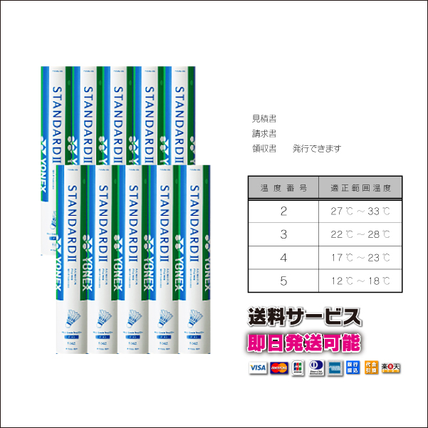 送料無料 ヨネックス Yonex スタンダード2 F 10 F10バドミントン シャトル 10ダース 1球 Www Nso Mn