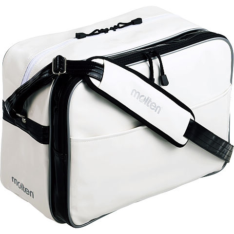 楽天市場】【代引不可】モルテン molten エナメルバッグ Lサイズ 白