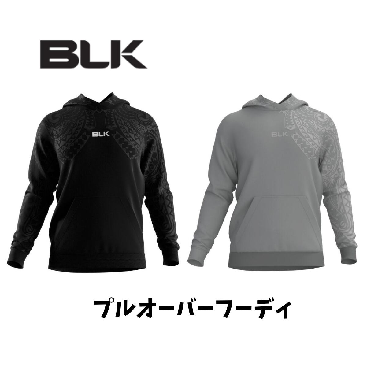 BLK スウェットフーディ ラグビー パーカー : ARAKI