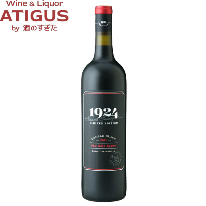 1924 ダブル ブラック 750ml | アメリカ カリフォルニア 赤 ワイン メルロー シラー ジンファンデル 樽熟成 1924 Double Black Red Blend レッドブレンド カリフォルニアブレンド ナーリーヘッド|ワインと地酒 アティグス