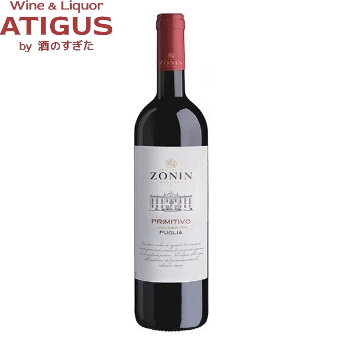 ゾーニン クラシチ プリミティーヴォ プーリア IGT 750ml | 赤ワイン フルボディ イタリア プーリア Zonin Classici Primitivo Puglia IGT ゾーニン 1821|ワインと地酒 アティグス