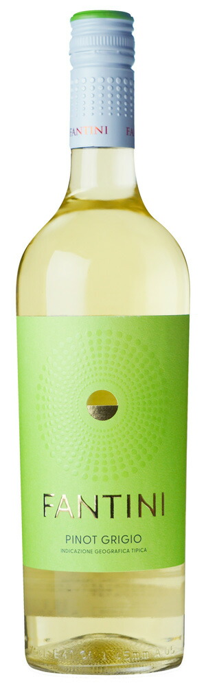 ファンティーニ ピノ グリージョ 750ml【ｲﾝﾎﾟｰﾀｰ直送】　｜　イタリア シチリア 白 ワイン Fantini Pinot Grigio ファルネーゼ
