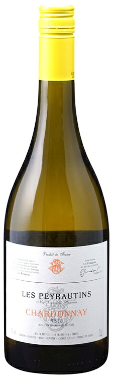 【全国一律送料無料】ペイ ドック シャルドネ 750ml 24本(2ケース)【インポーター直送】 | フランス ラングドック ルション 白 辛口 ワイン Pays d’Oc Chardonnay レ ペイロタン|ワインと地酒 アティグス